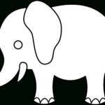 Shapes Clipart Elephant, Picture #1691753 Shapes Clipart In Blank Elephant Template