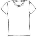 Shirt Clipart Template Inside Blank Tshirt Template Printable