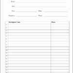 Sign Up Worksheet | Printable Worksheets And Activities For With Free Sign Up Sheet Template Word