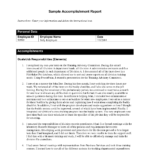 Simple Accomplishment Report Template Sample : V M D With Regard To Simple Report Template Word