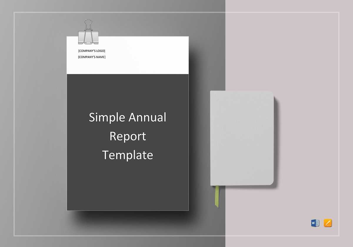 Simple Annual Report Template – Calep.midnightpig.co Pertaining To Simple Report Template Word