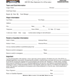 Soccer Registration Form Template – Fill Online, Printable Intended For Camp Registration Form Template Word
