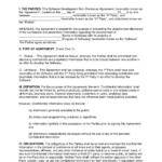 Software Development Non Disclosure Agreement (Nda) Template In Nda Template Word Document
