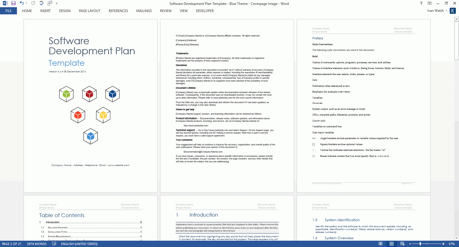 Software Development Plan Template In Software Project Proposal Template Word