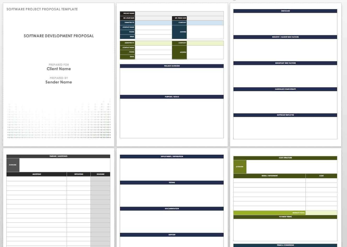 Software Proposal Template Word – Dalep.midnightpig.co Pertaining To Software Project Proposal Template Word