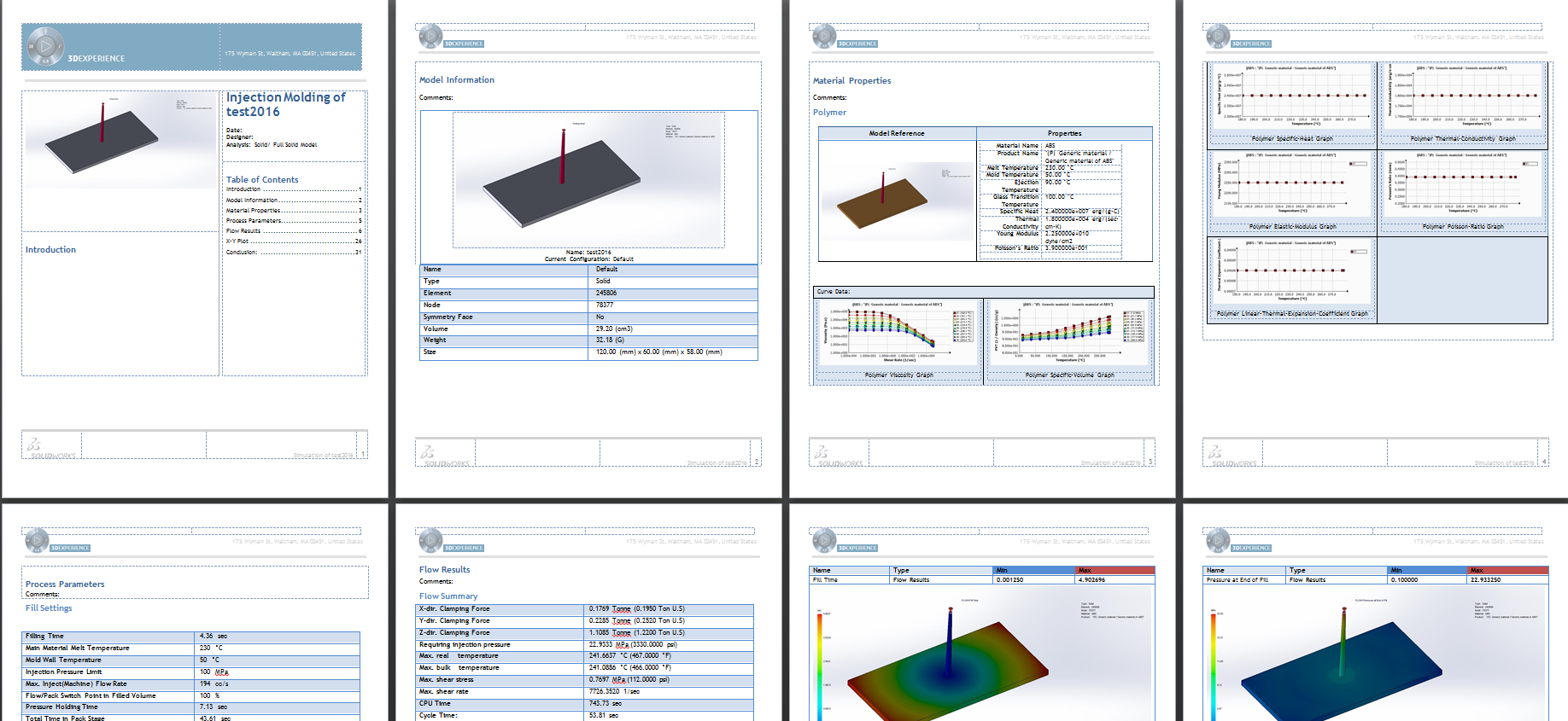 Solver And User Interface Key To Solidworks Plastics Update Intended For Fea Report Template