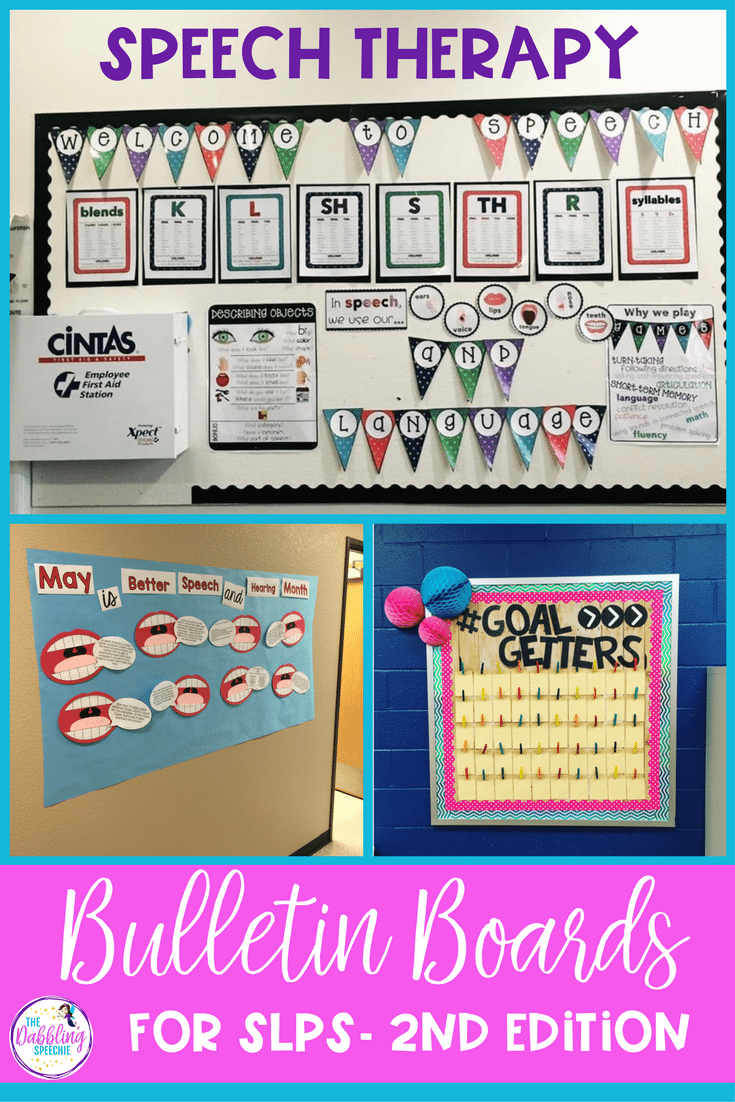 Speech Room Decor Archives – Thedabblingspeechie With Bulletin Board Template Word