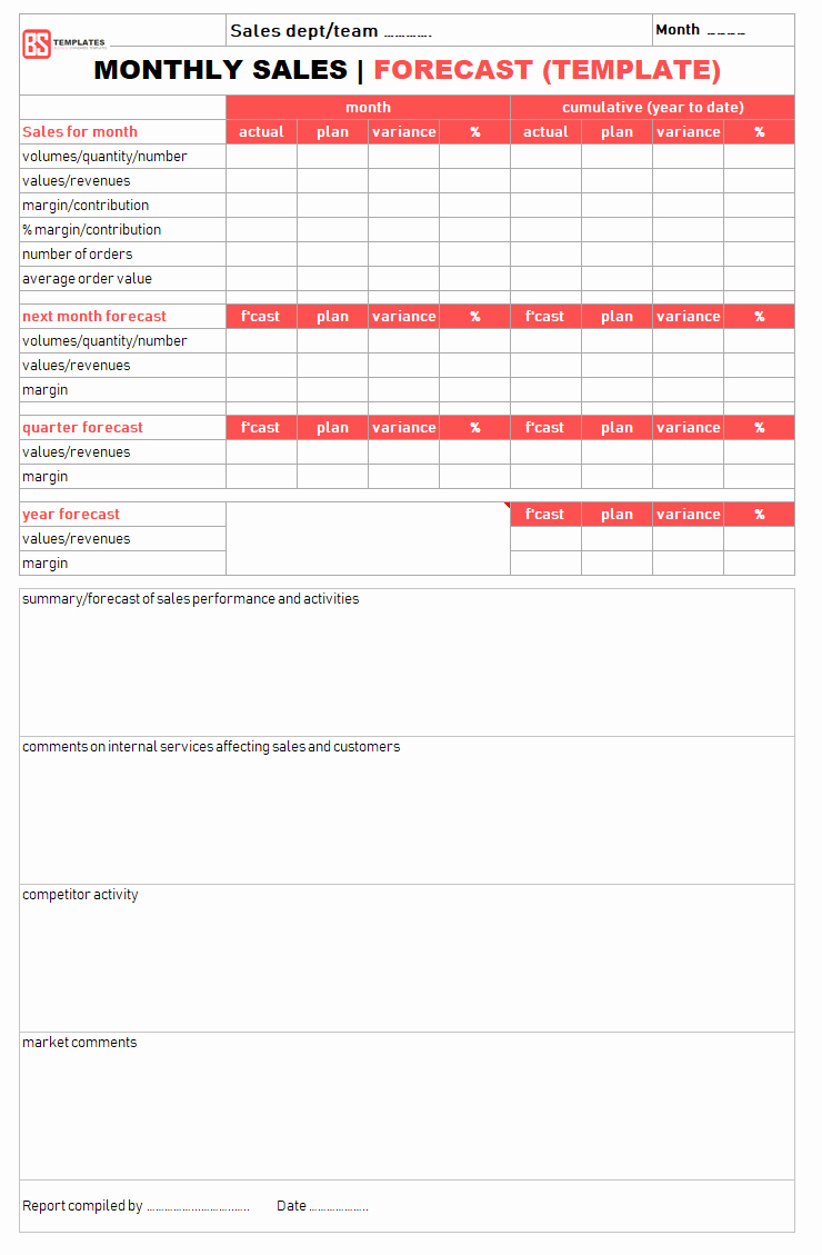 Spreadsheet Monthly Sales Report Then Templates And Weekly With Sales Call Report Template Free