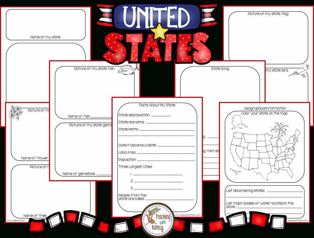 State Report Research Project Made Easy! | Teaching With Nancy In State Report Template