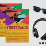 Street Dance Flyer Template With Dance Flyer Template Word