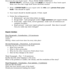 Summer Book Report Form For Students Entering 6Th Grade Throughout Book Report Template 6Th Grade