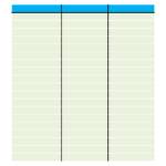T Chart With 3 Columns | Templates At Allbusinesstemplates Intended For 3 Column Word Template