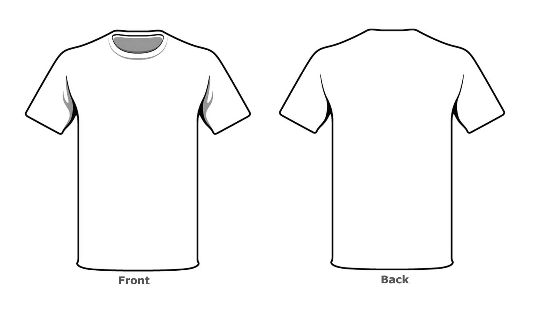 T Shirt Outline Worksheet | Printable Worksheets And Within Blank Tshirt Template Printable