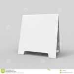 Tablet Tent Card Talkers Promotional Menu Card White Blank Within Blank Tent Card Template