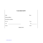 Taxi Receipt Pdf - Dalep.midnightpig.co with regard to Blank Taxi Receipt Template