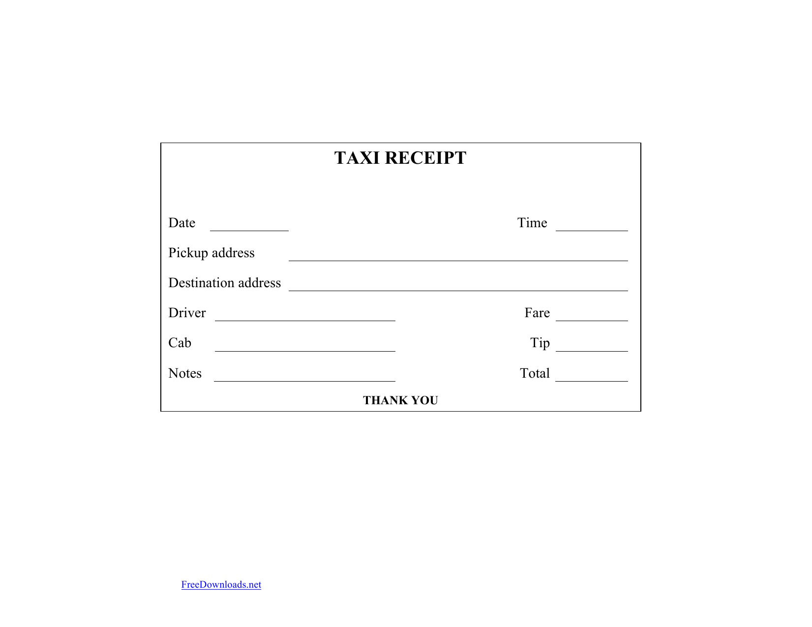 Taxi Receipt Pdf - Dalep.midnightpig.co With Regard To Blank Taxi Receipt Template