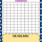 Teacherfiera: Word Search Templates (Coloured And Black Pertaining To Word Sleuth Template