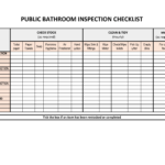 Télécharger Gratuit Bathroom Cleaning Checklist Throughout Cleaning Report Template