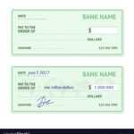 Template Blank Bank Check Inside Blank Cheque Template Download Free