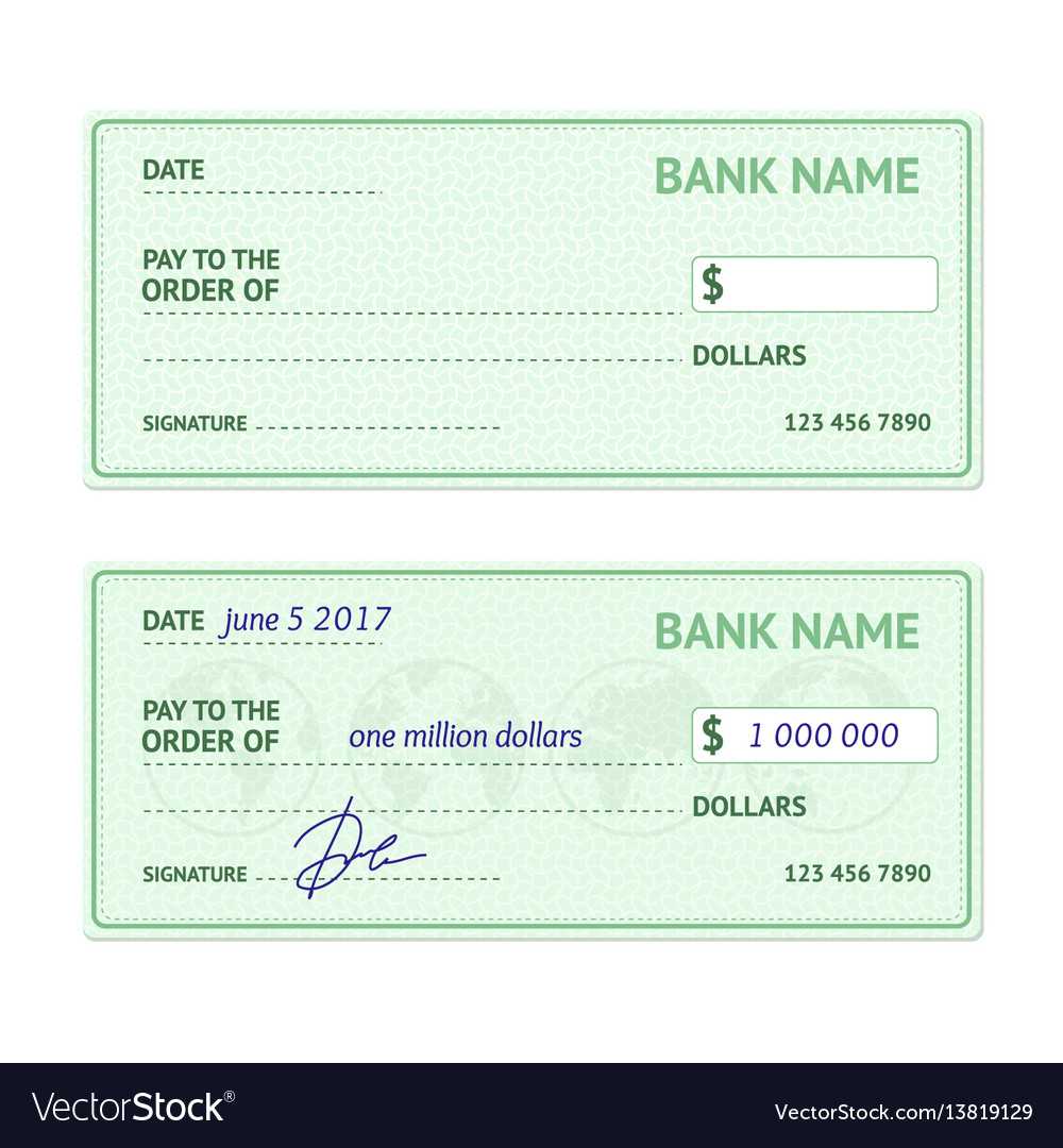 Template Blank Bank Check With Regard To Blank Business Check Template