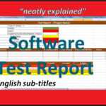 Test Report In Software Testing | Testing Status Reports With Regard To Test Summary Report Excel Template