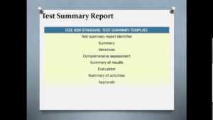 Test Summary Reports | Qa Platforms throughout Test Summary Report Template