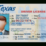 Texas Driver License Psd Template In Blank Drivers License Template