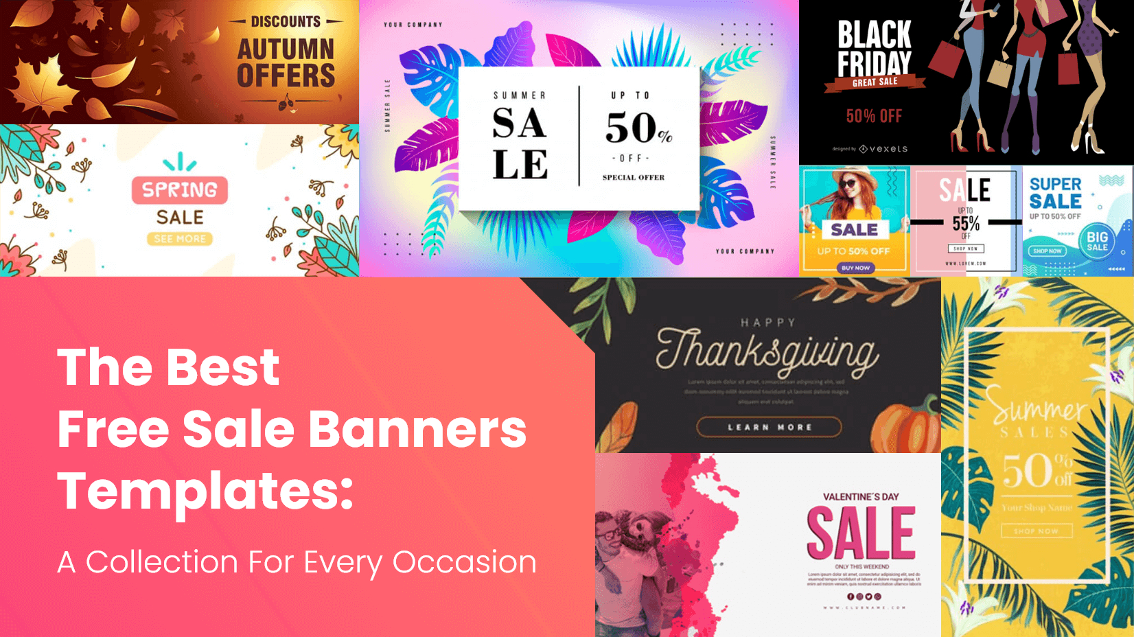 The Best Free Sale Banners Templates: A Collection For Every Within Free Website Banner Templates Download