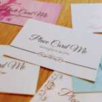 The Definitive Guide To Wedding Place Cards | Place Card Me For Wedding Place Card Template Free Word