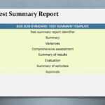 The Test Summary Report | Qa Platforms Within Evaluation Summary Report Template