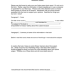 Third Grade Book Report Format Within Book Report Template Grade 1
