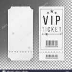 Ticket Template Set Vector. Blank Theater, Cinema, Train In Blank Train Ticket Template