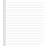 To Do List Template – 11 Free Templates In Pdf, Word, Excel Regarding Blank Checklist Template Word