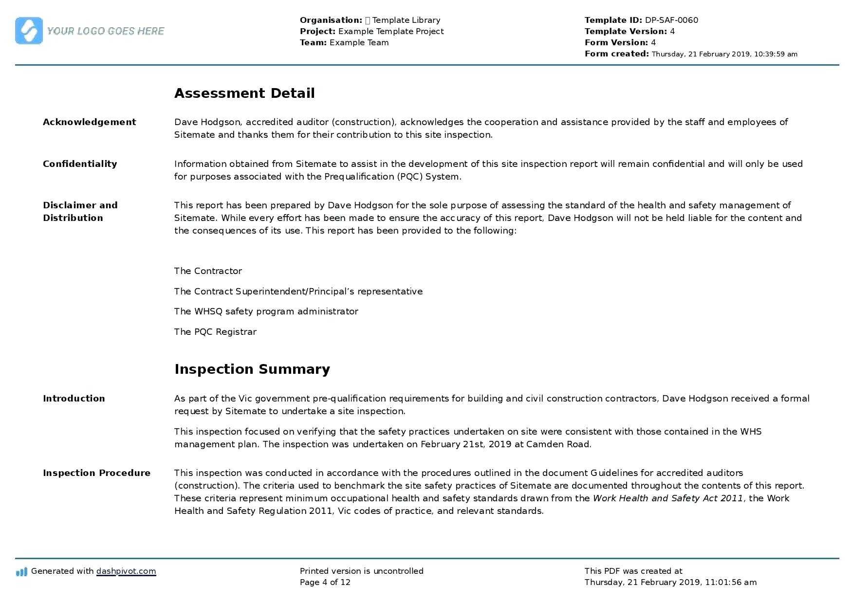 Training Acknowledgement Form Template – Vmarques In Training Summary Report Template