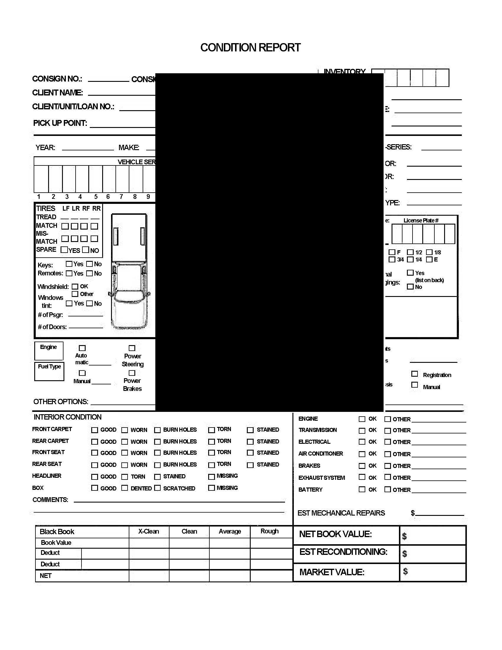 Truck Condition Report Template – 28 Images – Truck Regarding Truck Condition Report Template