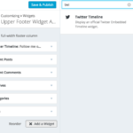 Twitter Timeline Widget – Support With Blank Twitter Profile Template