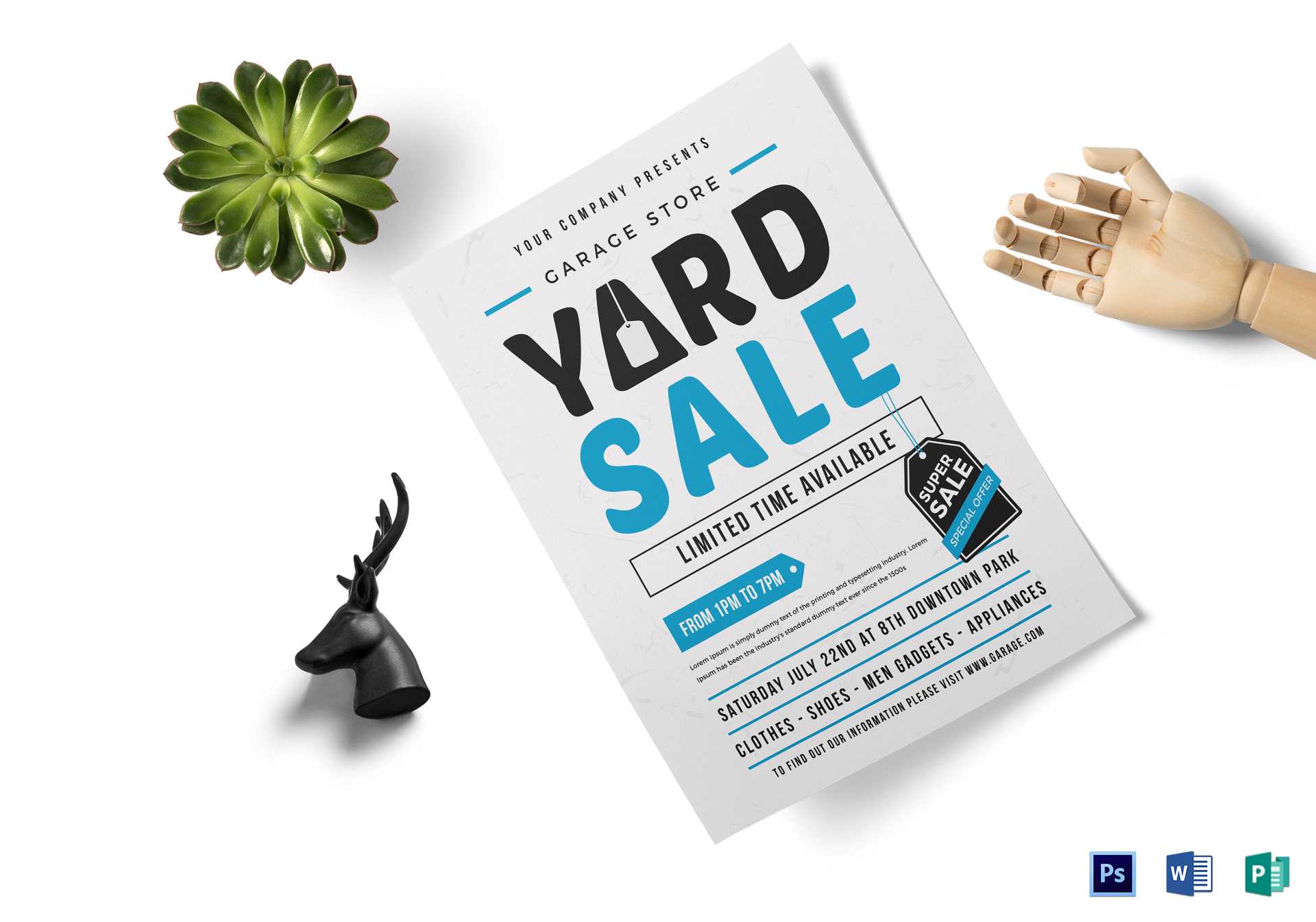 Unique Yard Sale Flyer Template In Garage Sale Flyer Template Word
