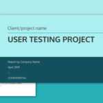 User Testing Report Template – Ux Design Templates Within Usability Test Report Template
