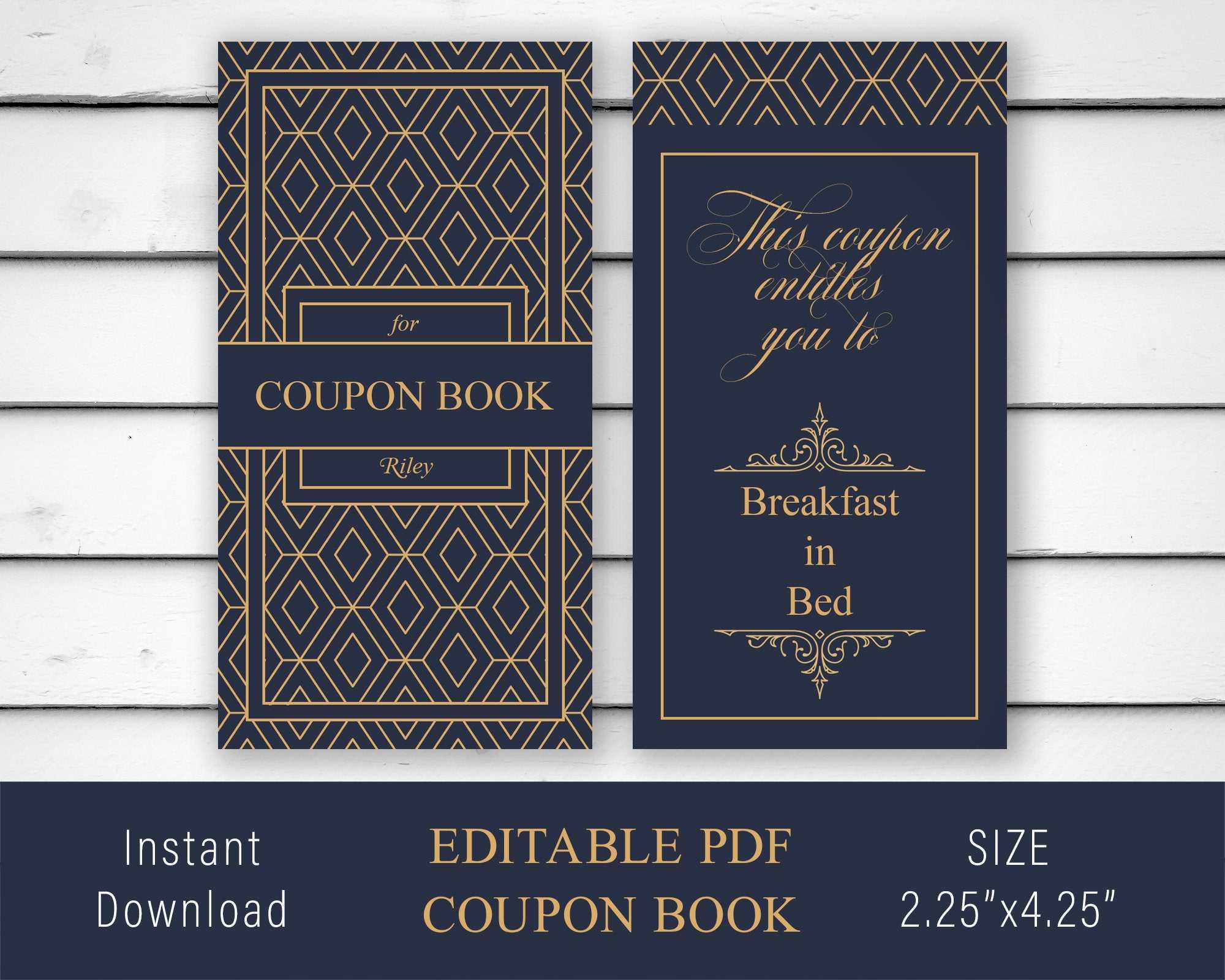 Valentines Day Gift For Him, Editable Love Coupon, Love In Love Coupon Template For Word
