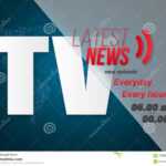 Vector Breaking News Banner. Broadcast News Design. News Intended For News Report Template