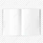 Vector Open Blank Magazine Spread. Book Spread With Blank White.. In Blank Magazine Spread Template