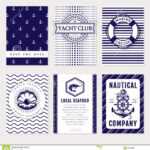 Vector Sea And Nautical Card And Banners. Stock Vector For Nautical Banner Template
