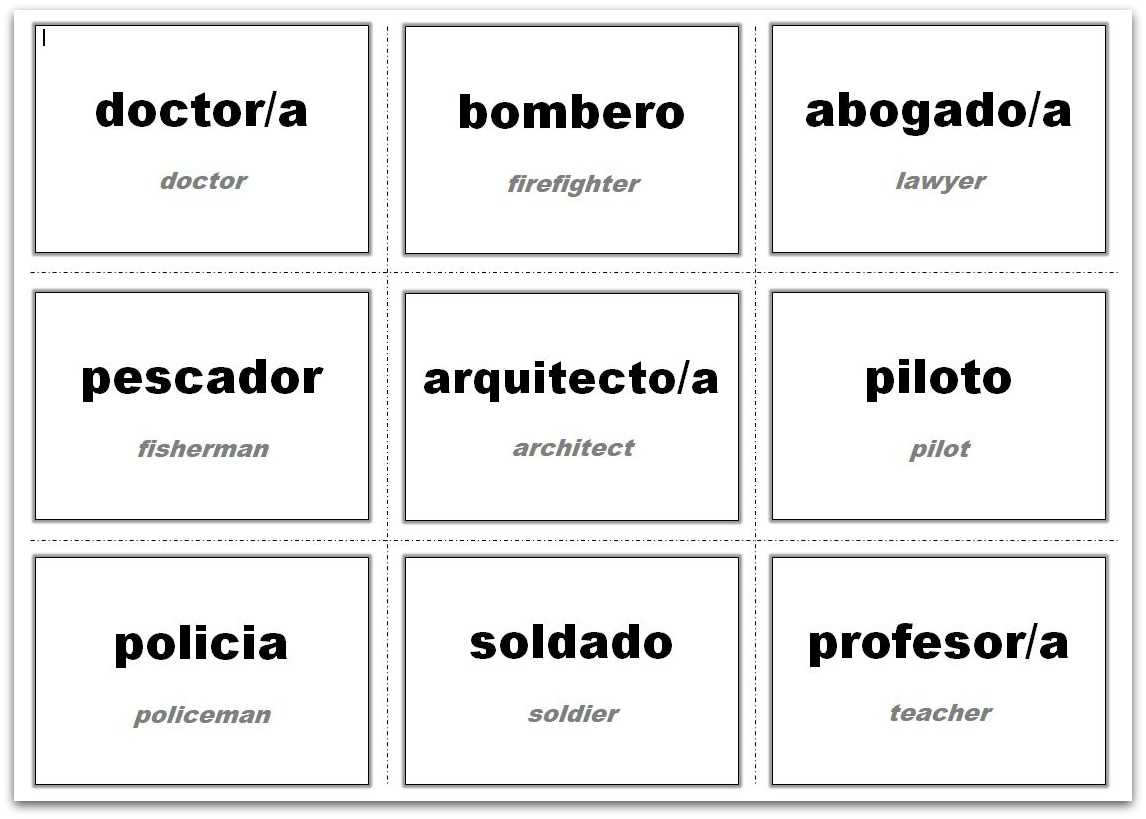 Vocabulary Flash Cards Using Ms Word In Flashcard Template Word