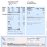 Walmart Paystub – Fill Online, Printable, Fillable, Blank In Pay Stub Template Word Document