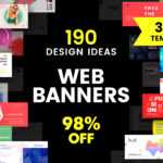 Web Banner Design Templates Bundle Sale Throughout Website Banner Design Templates