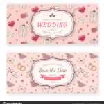 Wedding Banner Template. — Stock Vector © Chuhail #139247034 With Wedding Banner Design Templates