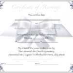 Wedding Certificate Templates Free Printable – Dalep With Regard To Blank Marriage Certificate Template