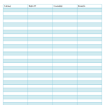 Wedding Guest List Spreadsheet Template Free Excel Microsoft Throughout Blank Checklist Template Word