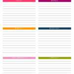 Weekly Cleaning Template – Dalep.midnightpig.co In Blank Cleaning Schedule Template