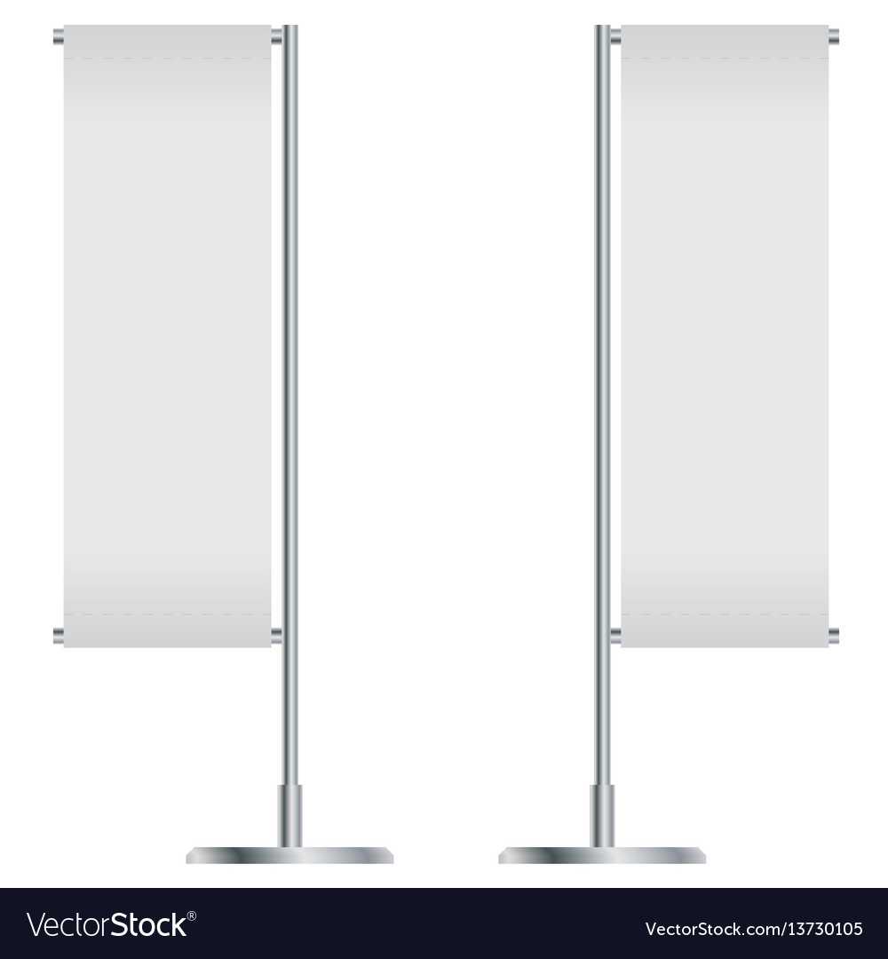 White Outdoor Set Of Banner Flags Template Pertaining To Outdoor Banner Template